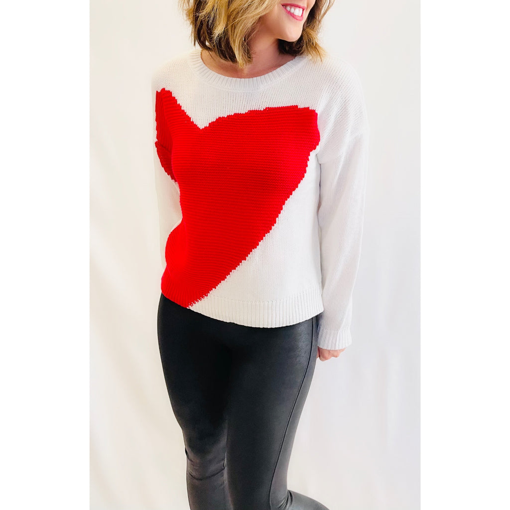 Perfectly Imperfect Cozy Pullover - White – Ann & Eve Boutique